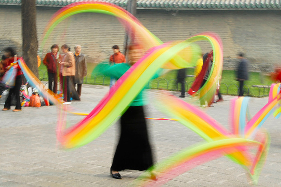 Woman w/ Paper Streamer, China