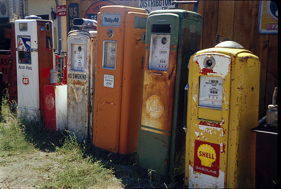 Old Gas Pumps, NM