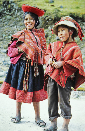 Two Highland Children, Peru